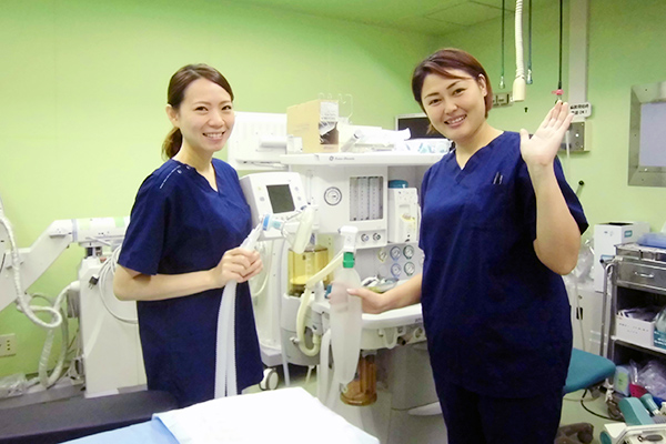 手術室ナースも笑顔が一番！